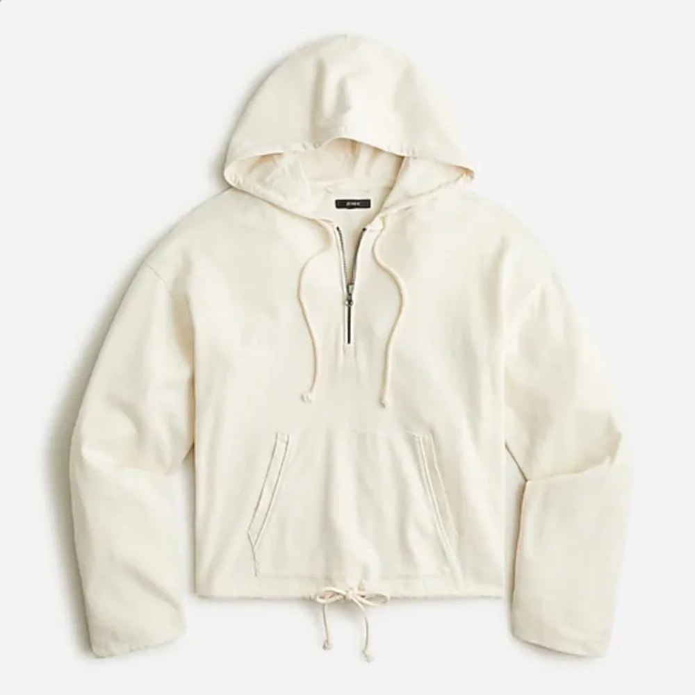 J.‎ Crew NWT Magic Rinse™ Cropped Drawstring Hoodie